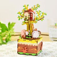 Mô hình Hộp nhạc Ngôi nhà trên cây - Tree House AM408 Music Box Robotime