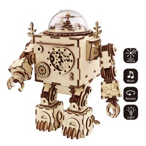 Mô hình hộp nhạc robot tình yêu orpheus - Orpheus Music Box AM601 Robotime