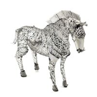 Mô hình kim loại lắp ráp 3D Horse (Con Ngựa) (Silver) – Metal Mosaic MP653