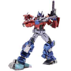 Mô hình kim loại lắp ráp 3D MU Transformers Optimus Prime IDW