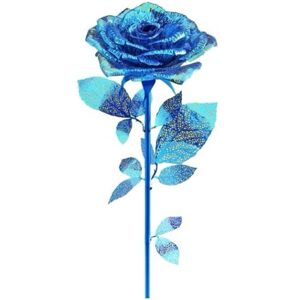 Mô hình kim loại lắp ráp 3D Piececool Bông Hồng Xanh Blue Rose