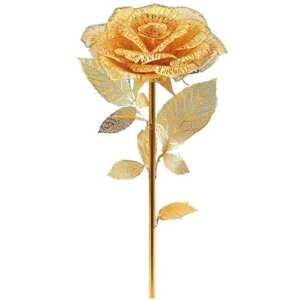 Mô hình kim loại lắp ráp 3D Piececool Bông Hồng Vàng Golden Rose