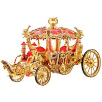 Mô hình kim loại lắp ráp 3D Piececool Xe Lọ Lem The Princess Carriage