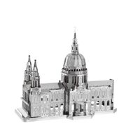 Mô hình kim loại lắp ráp 3D St Paul's Cathedral (Nhà Thờ Chính Tòa Thánh Paul) (Silver) – Metal Works MP251