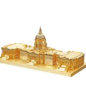 Mô hình kim loại lắp ráp 3D US Capitol (Tòa Nhà Quốc Hội Mỹ) Piececool MP091