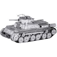 Mô hình kim loại lắp ráp 3D Xe Tăng T-34 (Silver) – Metal Works MP043