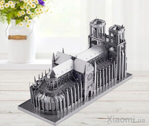 Mô hình lắp ráp kim loại Nhà thờ Đức Bà Paris Piececool P016-S