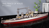 Mô hình lắp ráp kim loại Piececool P112-RSG - Thiết Giáp hạm HMS Prince of Wales