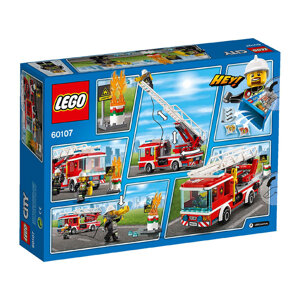 Mô hình lắp ráp Lego City 60107 Xe Thang Cứu Hỏa