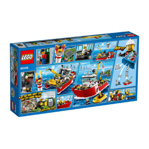 Mô Hình Lego City Fire Tàu Thủy Cứu Hỏa 60109