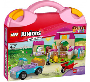 Mô Hình Lego Juniors - Vali Nông Trại Của Mia 10746 (100 Mảnh Ghép)