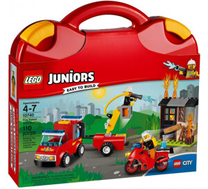 Mô Hình Lego Juniors - Vali Tuần Tra Cứu Hỏa 10740 (110 Mảnh Ghép)