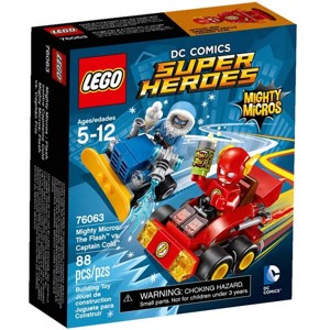 Mô Hình LEGO Super Heroes - Tia Chớp Đại Chiến Đội Trưởng Cold 76063 (88 Mảnh Ghép)