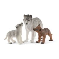 Mô hình Mẹ con chó sói Schleich 42472