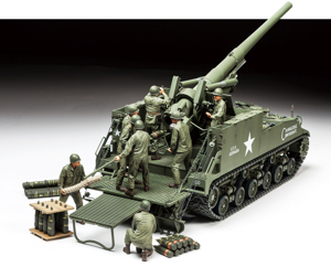 Mô hình quân sự 35351 1/35 155mm SPG M40 Tamiya