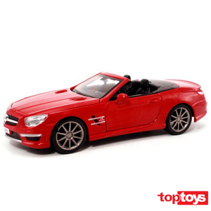 Mô hình xe 2012 Mercedes Benz SL AMG 63 Convertible tỉ lệ 1/24 Maisto 31503