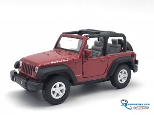 Mô hình xe Jeep Wrangler Rubicon Red 1:36 Welly