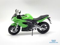 Mô hình xe mô tô Kawasaki Ninja 650R 2009 Green 1:10 Welly -62803