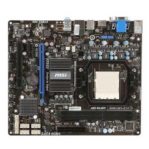 Bo mạch chủ - Mainboard MSI 880GMS-E35 -  Socket AM3, AMD 880G/SB850, 2 x DIMM, Max 16GB, DDR3