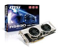 Card đồ họa (VGA Card) MSI ATI R5830 Twin Frozr II - ATI Radeon HD5800, GDDR5, 1GB, 256-bit, ,PCI Express x16 2.1