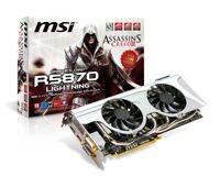 Card đồ họa (VGA Card) MSI R5870 Lightning - ATI Radeon HD 5800, GDDR5, 1GB, 256-bit, PCI E 2.1