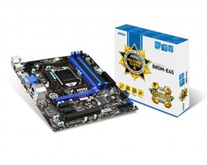 Bo mạch chủ - Mainboard MSI B85M-E45 - Socket 1150, Intel B85, 8 x DIMM, Max 64GB, DDR3