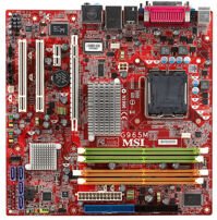 Bo mạch chủ - Mainboard MSI G965M-FI - Socket 775, Intel G965/ICH8/ICH8R, 4 x DIMM, Max 8GB, DDR2