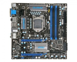 Bo mạch chủ - Mainboard MSI H57M - ED65 - Socket 1156, Intel H57, 4 x DIMM, Max 16GB, DDR3