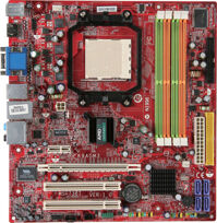 Bo mạch chủ - Mainboard MSI K9AGM3-F - Socket AM2, AMD 690V/SB600, 4 x DIMM, Max 8GB, DDR2