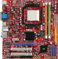 Bo mạch chủ - Mainboard MSI KA780GM2 - Socket AM2+, AMD 780G/SB700, 2 x DIMM, Max 4GB, DDR2