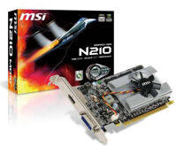 Card đồ họa (VGA Card) MSI N210-MD512 - NVIDIA GeForce 210 , 512Mb, 64 bits , GDDR2 , PCI Express x16 2.0