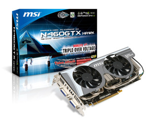 Card đồ họa (VGA Card) MSI N460GTX Hawk Talon Attack (GeForce GTX 460, GDDR5 1GB, 256 bits, PCI Express x16 2.0)