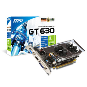 Card đồ họa (VGA Card) MSI N630GT-MD2GD3 - NVIDIA GeForce GT630, 2GB, GDDR3, 128bits, PCI Express x16 2.0