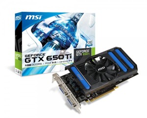 Card đồ họa (VGA Card) MSI N650-1GD5/OCV1 - NVIDIA Geforce GTX650, DDR5, 1GB, 128Bit, PCIE