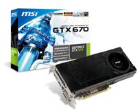 Card đồ họa (VGA Card) MSI N670GTX-PM2D2GD5/OC - NVIDIA GeForce GTX 670, GDDR5 2GB, 256-bit, PCI-E 3.0