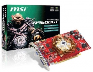 Card đồ họa (VGA Card) MSI N9600GT-MD512 - NVIDIA GeForce 9600GT, 512MB GDDR3, 128-bit, PCI E 2.0