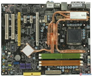 Bo mạch chủ - Mainboard MSI P35 Platinum - Socket 775, Intel P35/ICH9R, 4 x DIMM, Max 8GB, DDR2