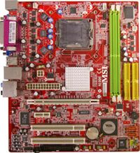 Bo mạch chủ - Mainboard MSI P4M900M2-F - Socket 775, P4M900, 2 x DIMM, Max 2GB, DDR2