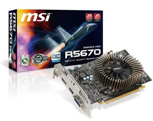 Card đồ họa (VGA Card) MSI R5670-PMD1G - ATI Radeon HD 5670, GDDR5, 1GB, 128-bit, PCI Express x16 2.1