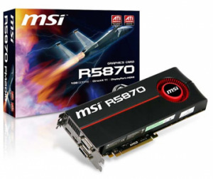 Card đồ họa (VGA Card) MSI R5870-PM2D1G - ATI Radeon HD 5870, GDDR5, 1GB, 256bit, PCI Express x16 2.1