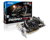 Card đồ họa (VGA Card) MSI R6850 - AMD HD6850, 1GB, GDDR5, 256bits, PCI Express x16 2.1