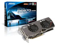 Card đồ họa (VGA Card) MSI R6870-2PM2D1GD5 - ATI Radeon HD 6870, GDDR5, 1GB, 256bit, PCI Express x16 2.1