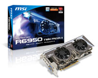 Card đồ họa (VGA Card) MSI R6950 Twin Frozr II/OC - AMD Radeon HD 6950, GDDR5 2GB, 256 bits, PCI Express x16 2.1