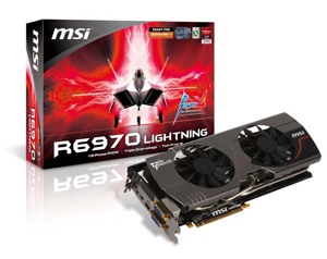 Card đồ họa (VGA Card) MSI R6970 Lightning - AMD Radeon HD 6970, GDDR5 2048MB, 256 bits, PCI-E 2.1