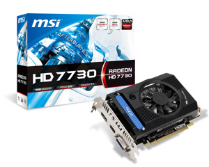 Card đồ họa (VGA Card) MSI R7730-1GD5V1 - ATI Radeon HD7730, GDDR5, 1GB, 128bits, PCI E 3.0