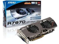 Card đồ họa (VGA Card) MSI R7870 Twin Frozr 2GD5 - AMD Radeon HD 7870, GDDR5, 2GB, 256-bit, PCI-E 3.0