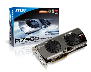 Card đồ họa (VGA Card) MSI R7950 Twin Frozr 3GD5/OC - ATI RADEON HD7950, 3GB , GDDR5, 384bit , PCI-E 3.0