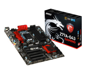 Bo mạch chủ - Mainboard MSI Z77A-G43 GAMING