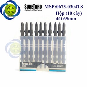 Mũi vít hai đầu PH2 Suretorq 0673-0304TS