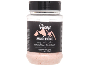 Muối hồng xay nhuyễn Vipep hũ 200g